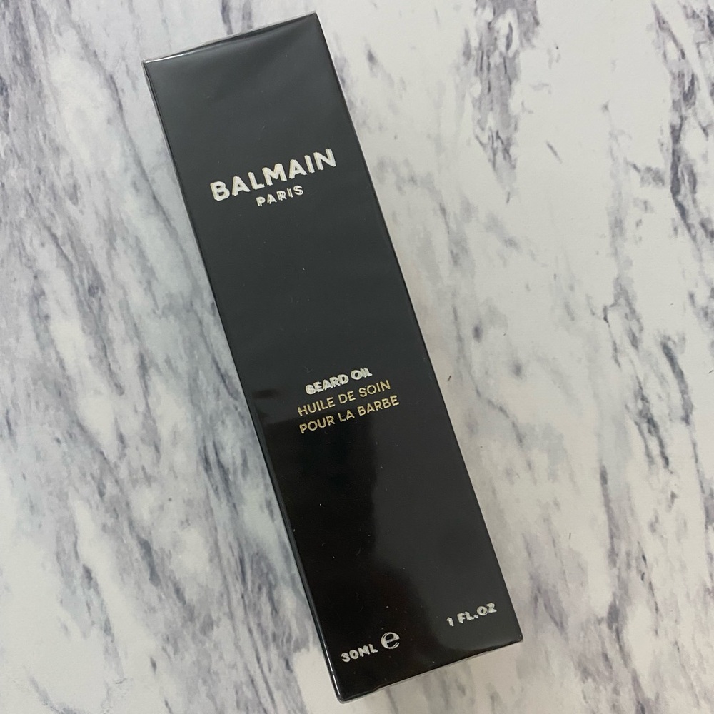 🆕 1 oz. BALMAIN Hair Signature Men's Line Beard Oil NEW SEALED